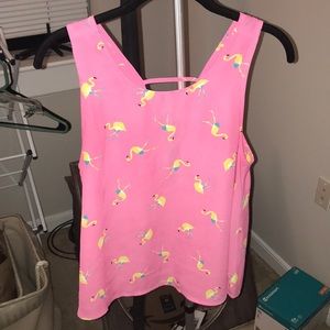 Buddy love flamingo tank